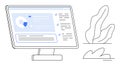 Digital Dashboard Display with Analytics Data and Task List in Minimalist Design Royalty Free Stock Photo