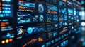 Digital Dashboard Interface Royalty Free Stock Photo
