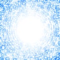 Digital data array, Abstract Concentric circles of Digits Swirling pattern, spiral of numbers, Royalty Free Stock Photo