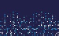 Digital data dots pattern pixel background Royalty Free Stock Photo