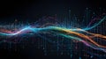 Digital data flows representing AI-driven cloud computingDigital data flows representing AI-driven cloud computing