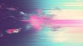 Digital data glitching with abstract technological disruption Royalty Free Stock Photo