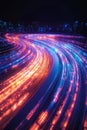 Digital Data Highway Fast Speed Transfer, Future Technology, Disruptive Innovation, Agile Business
