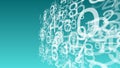 Digital data management, machine learning process vector idea Royalty Free Stock Photo