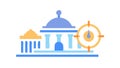 Digital Data Monitor Icon, Online Analytics Display, vector design Generative AI Royalty Free Stock Photo