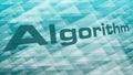 Digital data processing algorithm vector symbol, creative triangles pattern, many triangle shape objects Royalty Free Stock Photo