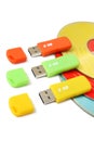 Digital data storage devices Royalty Free Stock Photo