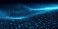 Digital Data Stream Abstract Background with Binary Code Royalty Free Stock Photo