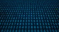 Digital Data Stream: Abstract Blue Numbers Background Royalty Free Stock Photo