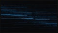 Digital data stream glitching on black screen Royalty Free Stock Photo