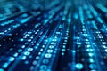 Digital data stream matrix background Royalty Free Stock Photo