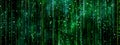 Digital data stream matrix background Royalty Free Stock Photo