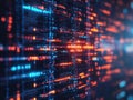 Digital Data Stream, A Visual Representation of Binary Code