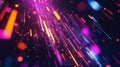Digital data streaming creating abstract speed background Royalty Free Stock Photo