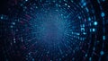 Digital Data Tunnel Royalty Free Stock Photo