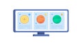 Digital Data Visualization - Multi-Color Charts Analytics, vector design Generative AI Royalty Free Stock Photo