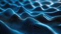 Digital data wave flowing representing futuristic technology concept Royalty Free Stock Photo