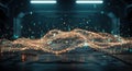 Digital Data Wave Royalty Free Stock Photo