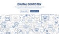 Digital Dentistry Banner Design