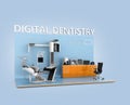 Digital dentistry concept