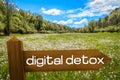 Digital Detox Concept