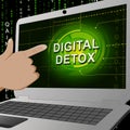 Digital Detox Digital Gadget Cleanse 3d Illustration