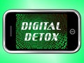 Digital Detox Digital Gadget Cleanse 3d Rendering