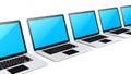 Digital device labtop. Royalty Free Stock Photo