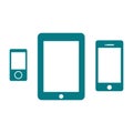Digital devices icon set. Gadget symbol.Digital devices icon set.