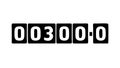 Digital Display Counter Icon Numeric Readout Graphic Element, vector design Generative AI Royalty Free Stock Photo