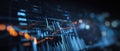 The Digital Display of Financial Market Trends and Data Analytics AI generated image Royalty Free Stock Photo