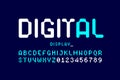 Digital display typeface