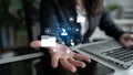 Digital Document Management and Secure File Access Latch Royalty Free Stock Photo