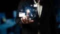 Digital Document Management and Secure File Access Latch Royalty Free Stock Photo