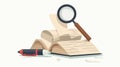 A digital document text correction and proofreading concept, focusing on editing and accuracy.