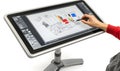Digital drawing tablet with stylus creative technology interface Royalty Free Stock Photo
