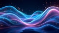 Digital Dreams An Abstract Visualization of Data Flow