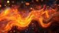 Digital Dreams. A royalty free streaming background with abstract patterns and digital effects concept