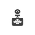 Digital DVR camera vector icon