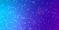 Digital dynamic 0 and 1 binary data flowing bg. Royalty Free Stock Photo