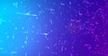 Digital dynamic 0 and 1 binary data flowing bg. Royalty Free Stock Photo