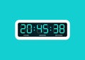 Digital electric alarm clock