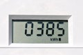 Digital electric meter Royalty Free Stock Photo