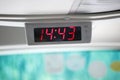 Digital electronic clock