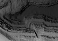 Digital elevation model of a quarry