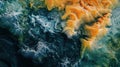 Digital elevation model visualized through mapping software