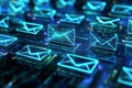 Digital Email Network Royalty Free Stock Photo