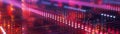 Digital equalizer visualizing sound frequencies in realtime closeup