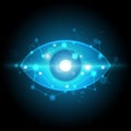 Digital eye technology Royalty Free Stock Photo