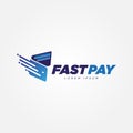 Digital Fast Payment Wallet Logo Sign Symbol Icon